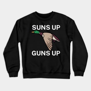 Suns up guns up Crewneck Sweatshirt